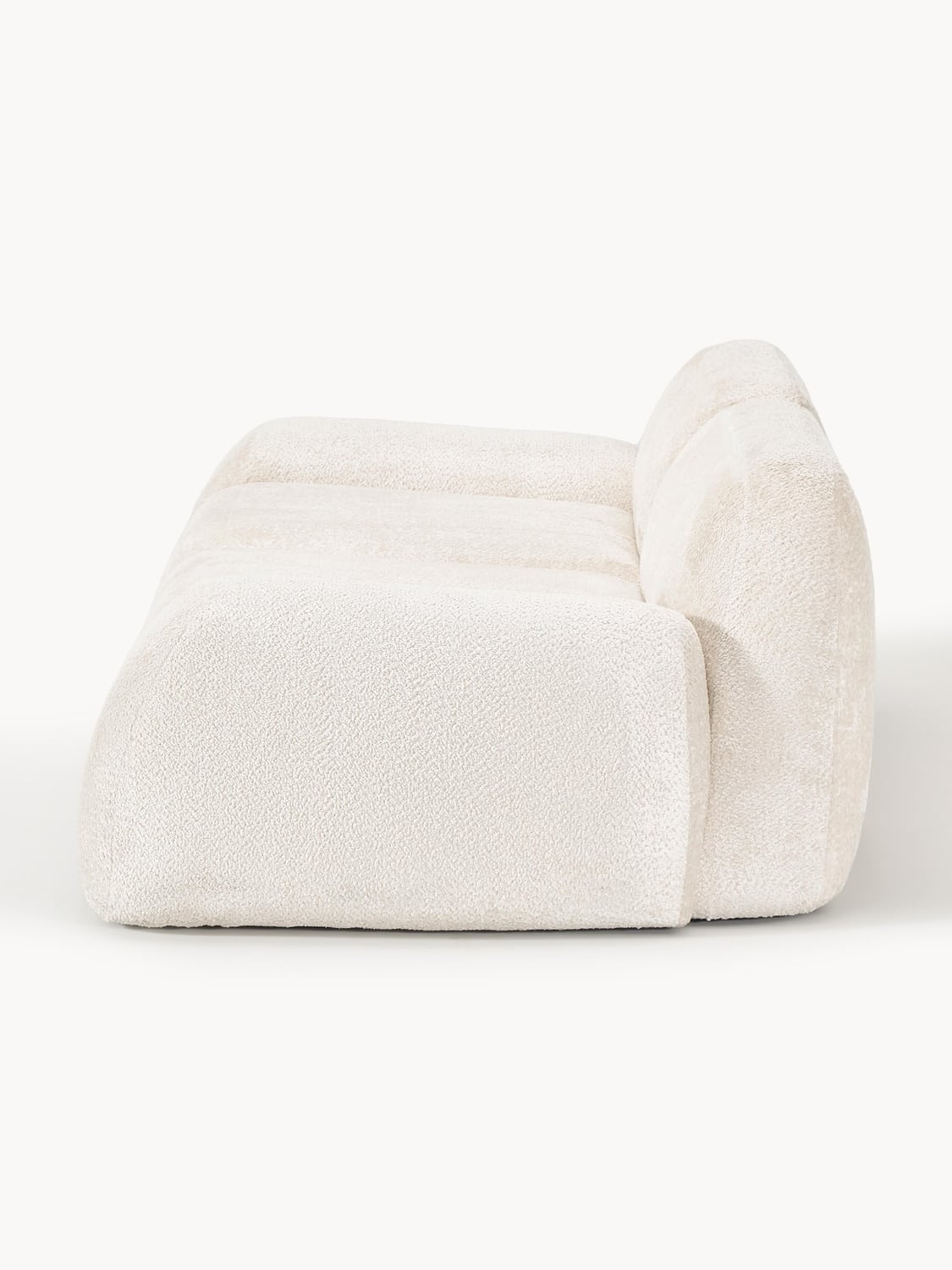 Wolke Modular Teddy Bouclé Sofa (3-seater) — Off-White