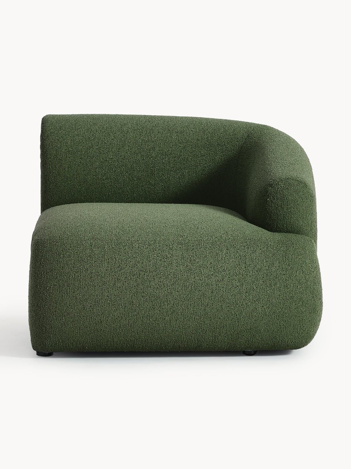 Sofia Bouclé Corner Module — Anthracite