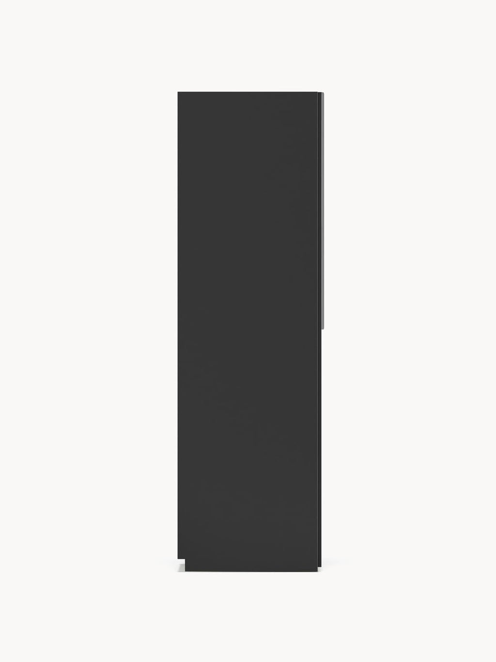 Leon Modular Hinged-Door Wardrobe, 50 cm Width, in various sizes — Charcoal
