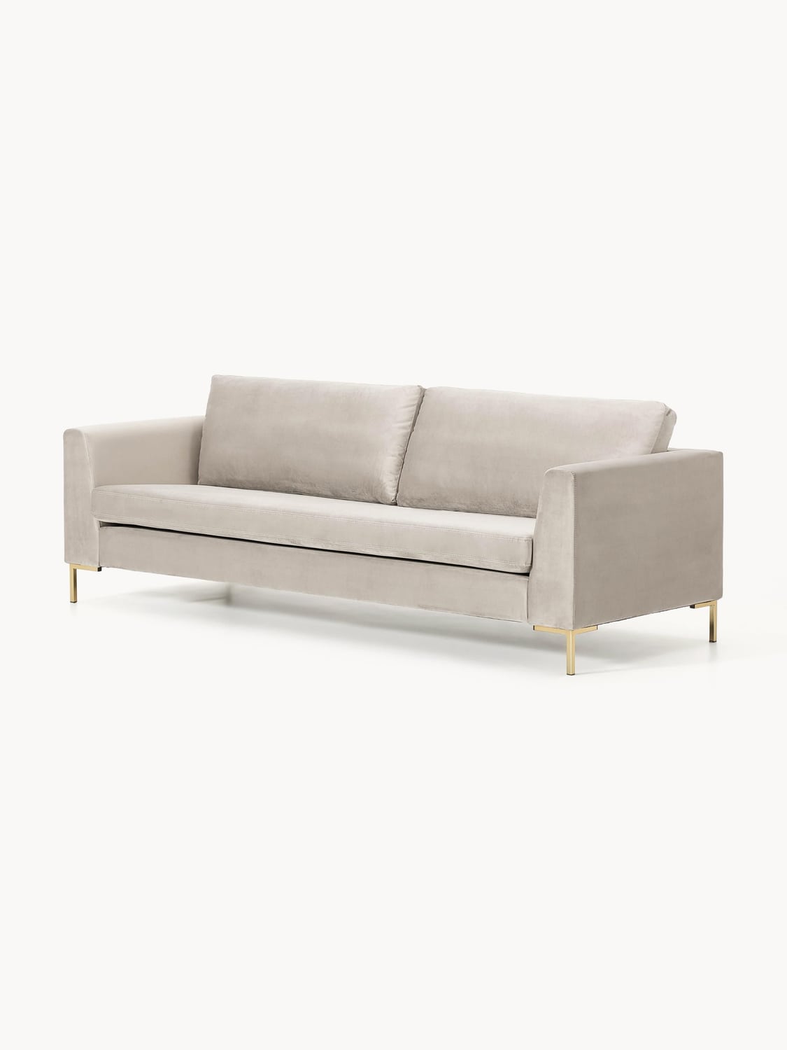 Luna Velvet-Sofa, 3-seater