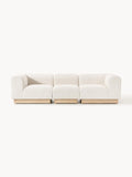 Natalie Modular Sofa (3-seater) in Teddy Bouclé — Off-White