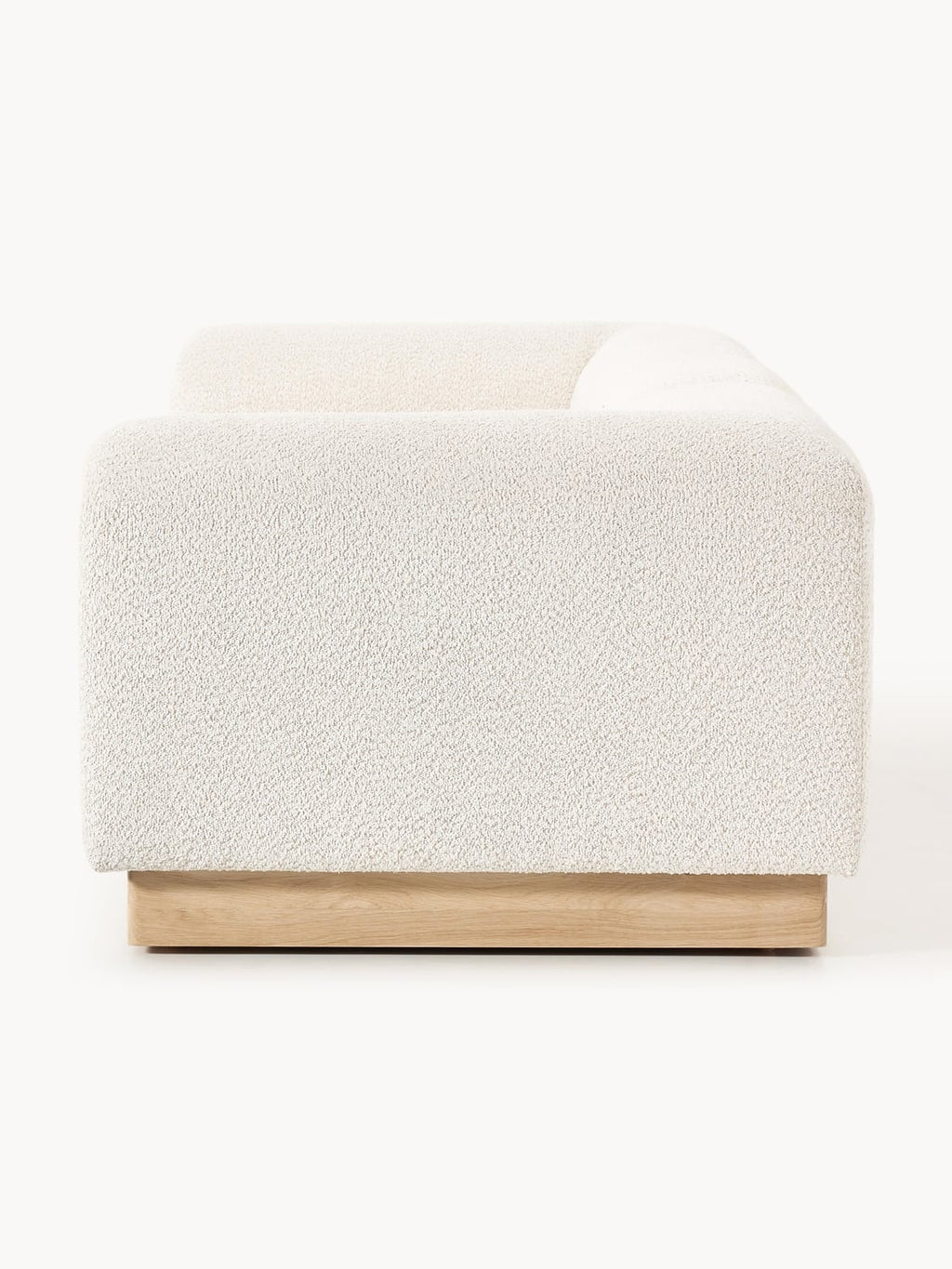 Natalie Modular Sofa (3-seater) in Teddy Bouclé — Off-White