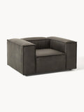 Lennon Armchair in Leather — Anthracite