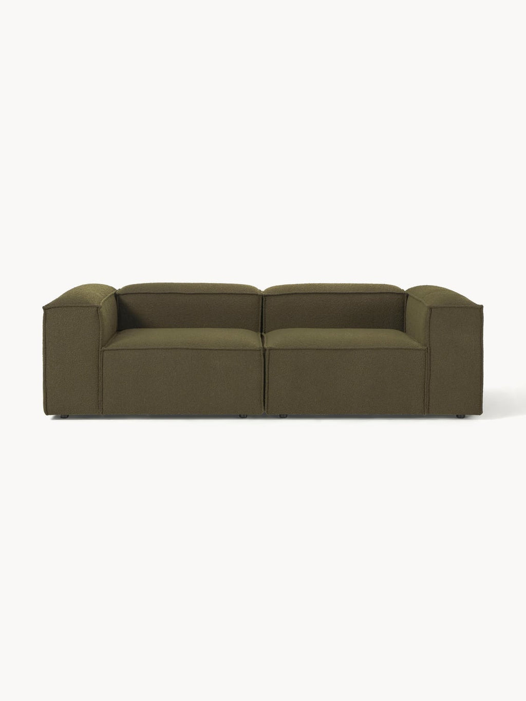 Lennon Modular Sofa (3-seater) in Bouclé — Brown