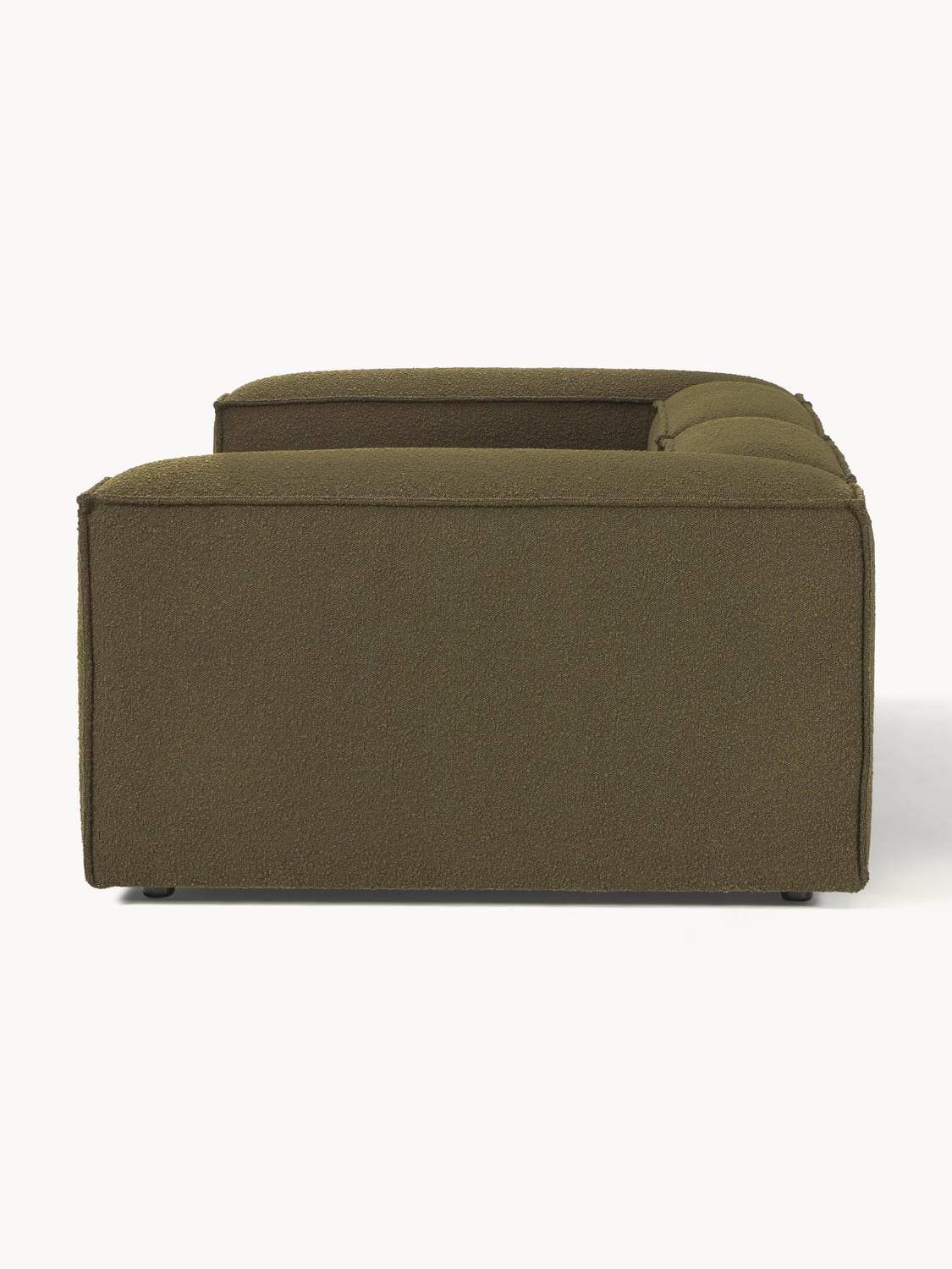 Lennon Modular Sofa (3-seater) in Bouclé — Brown
