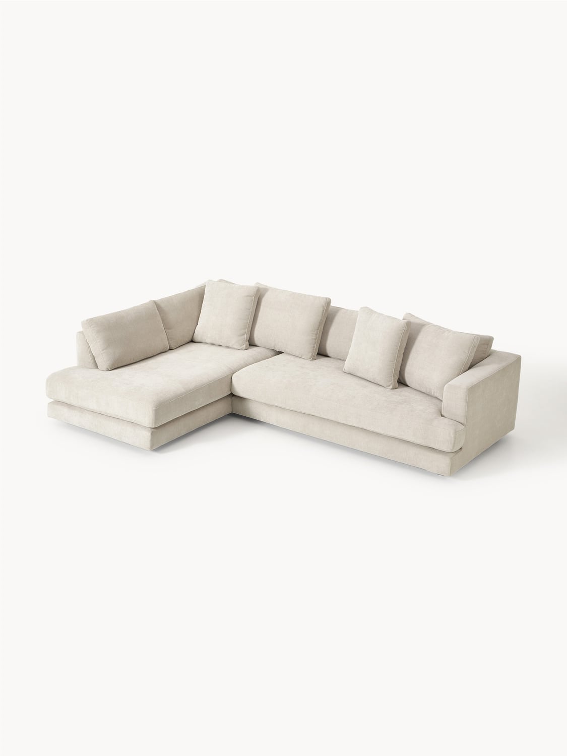 Tribeca Corner Sofa — Light Grey