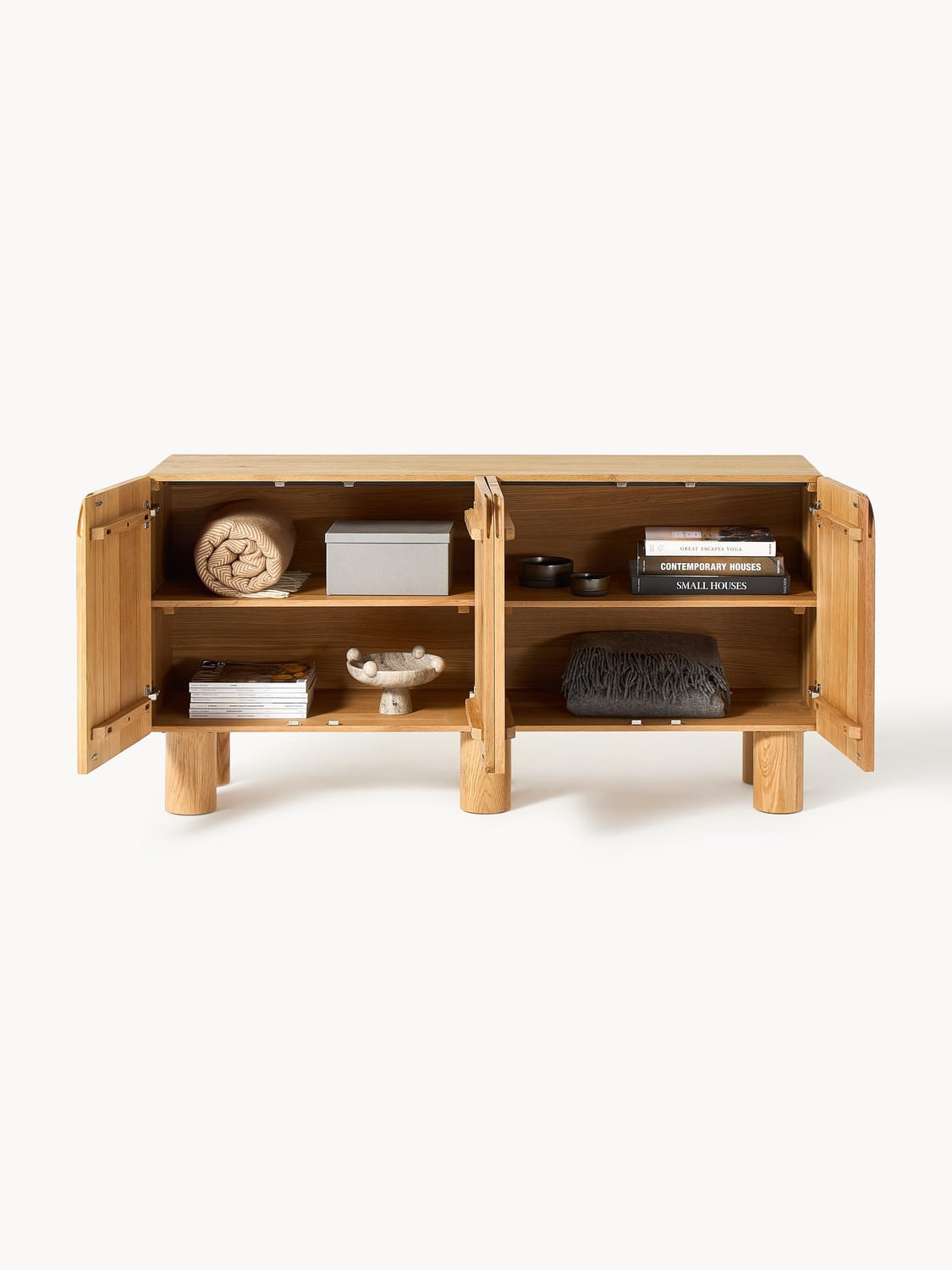 Cadi Sideboard in Oak — Yellow