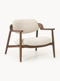 Rae Oak-Lounge Chair — Oatmeal