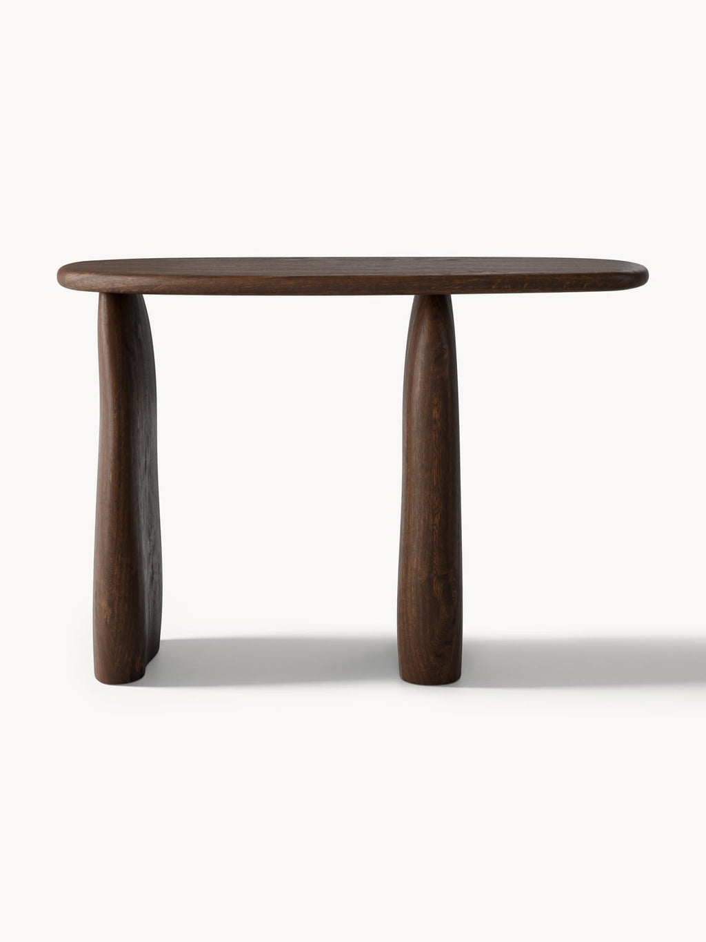 Pamuk Console Table in Mango Wood — Dark Grey