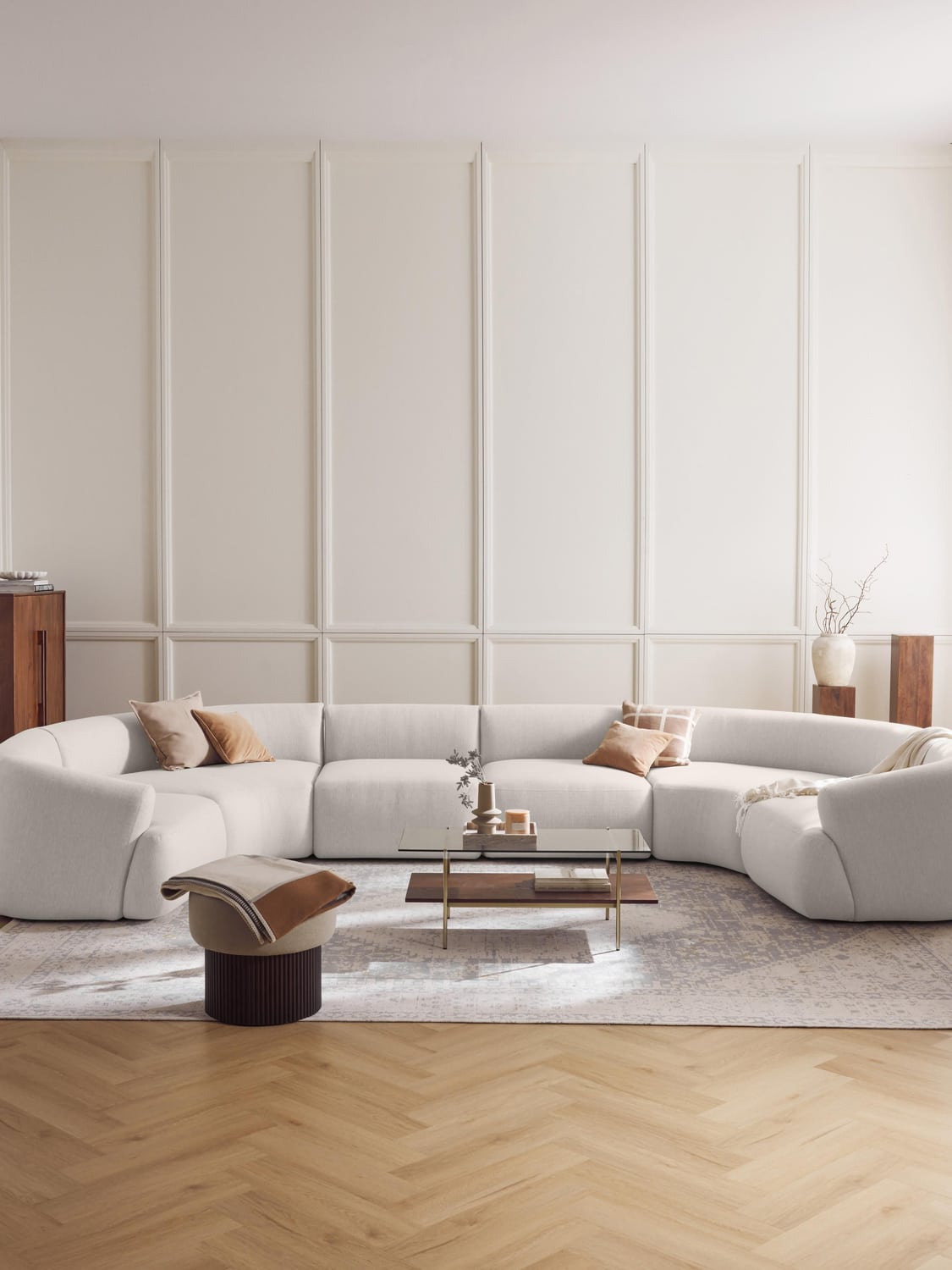 Sofia Modular XL Sofa — Chalk White