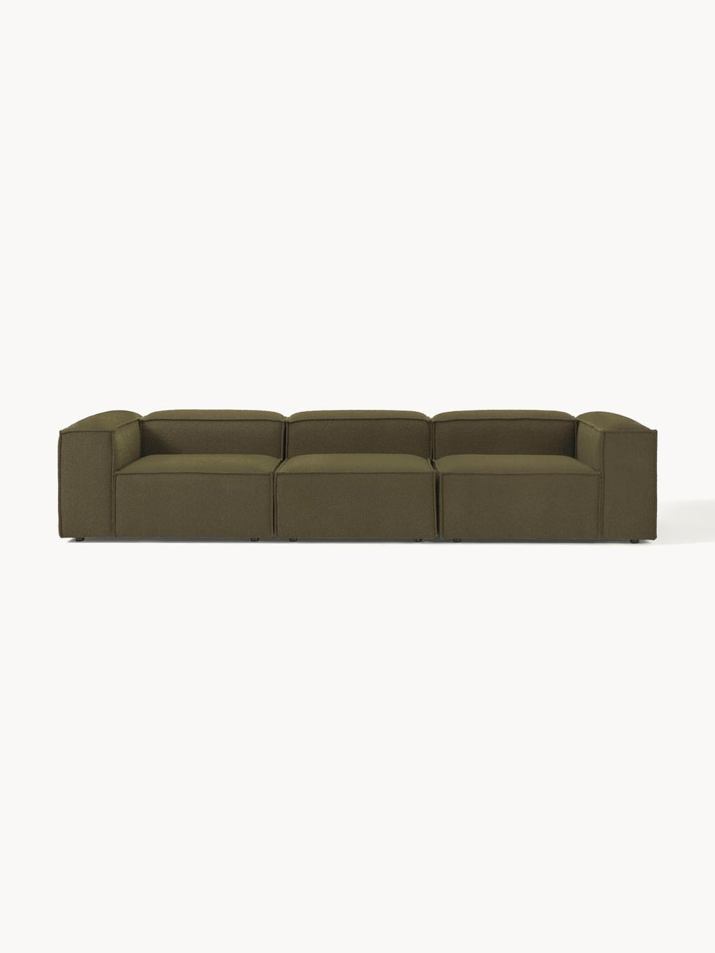 Lennon Modular Sofa (4-seater) in Bouclé — Brown