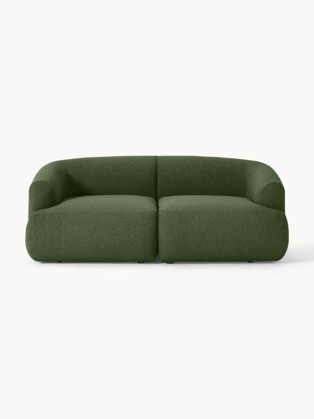 Sofia Modular Bouclé Sofa (2-seater) — Anthracite