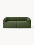 Sofia Modular Bouclé Sofa (2-seater) — Anthracite