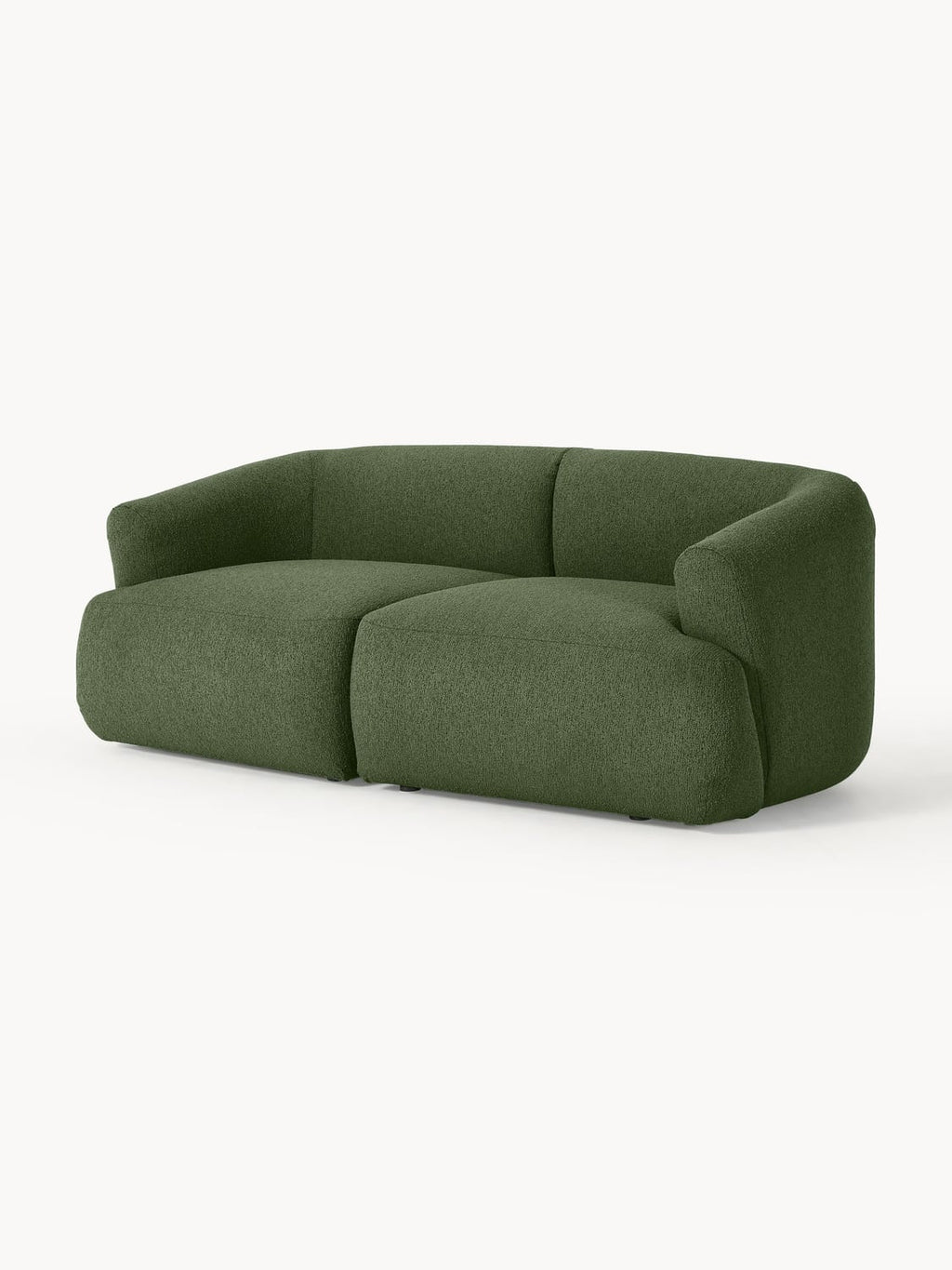 Sofia Modular Bouclé Sofa (2-seater) — Anthracite