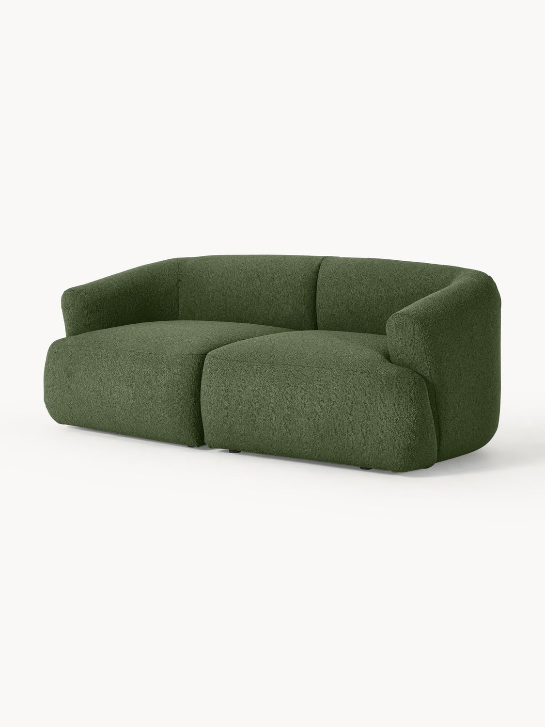 Sofia Modular Bouclé Sofa (2-seater) — Anthracite