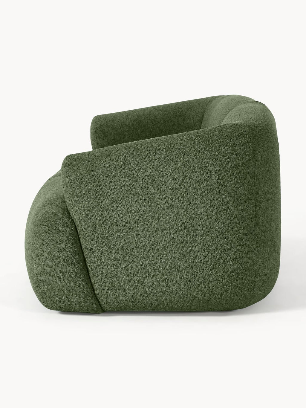 Sofia Modular Bouclé Sofa (2-seater) — Anthracite