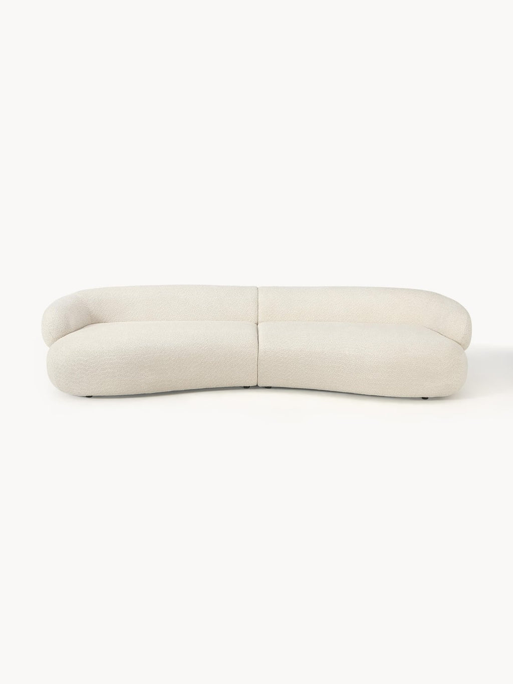 Alba Sofa (4-seater) in Teddy Bouclé — Off-White