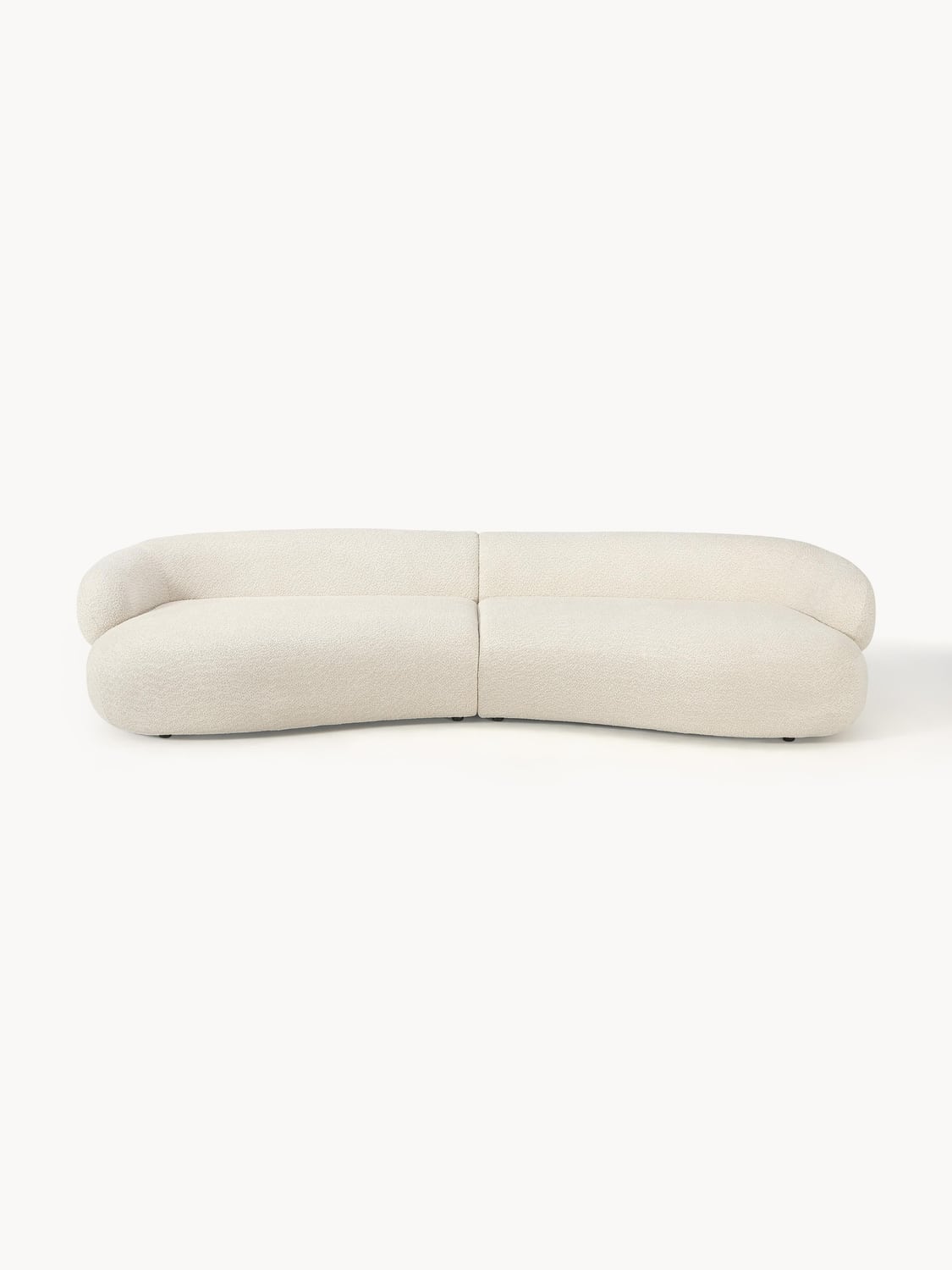 Alba Sofa (4-seater) in Teddy Bouclé — Off-White