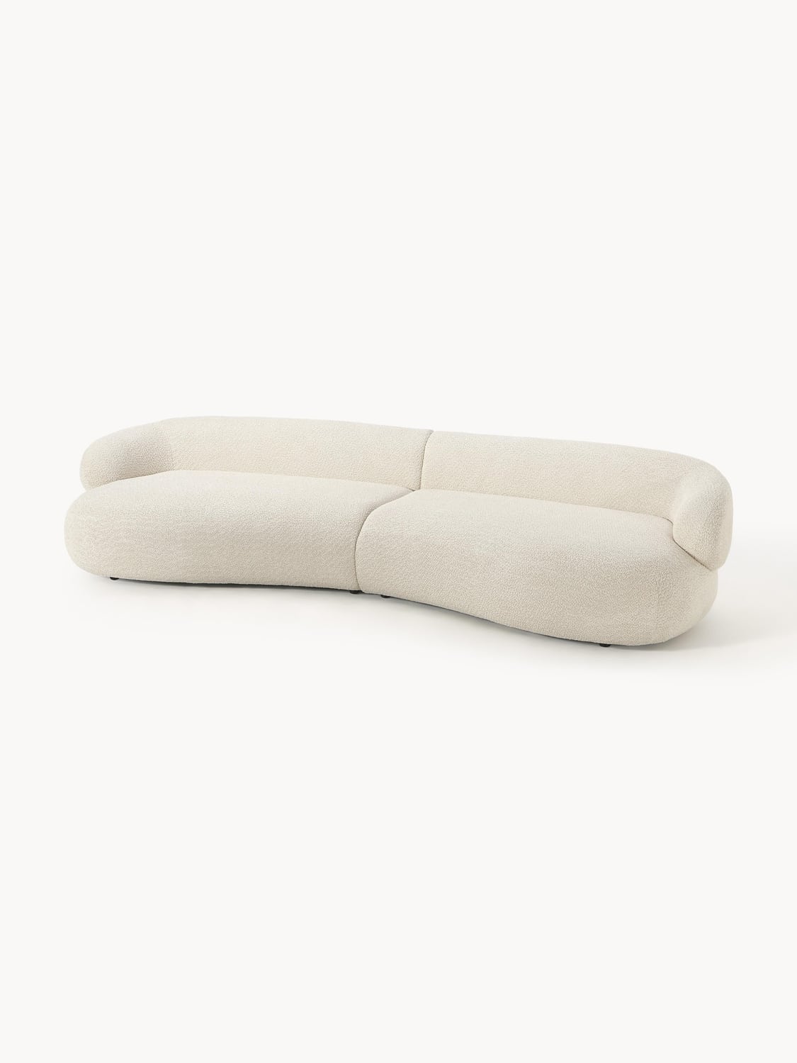Alba Sofa (4-seater) in Teddy Bouclé — Off-White
