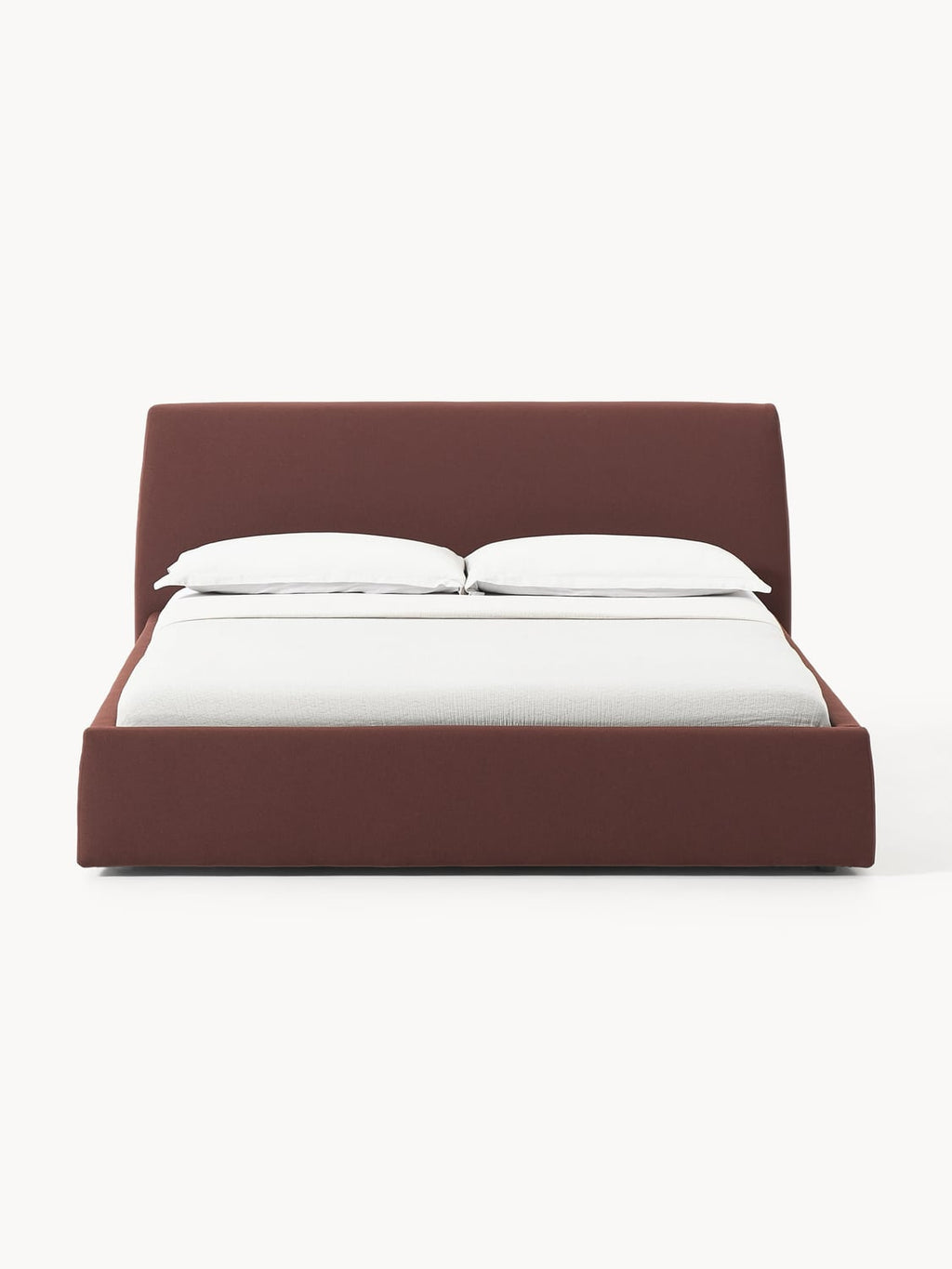 Cloud Upholstered Bed — Taupe