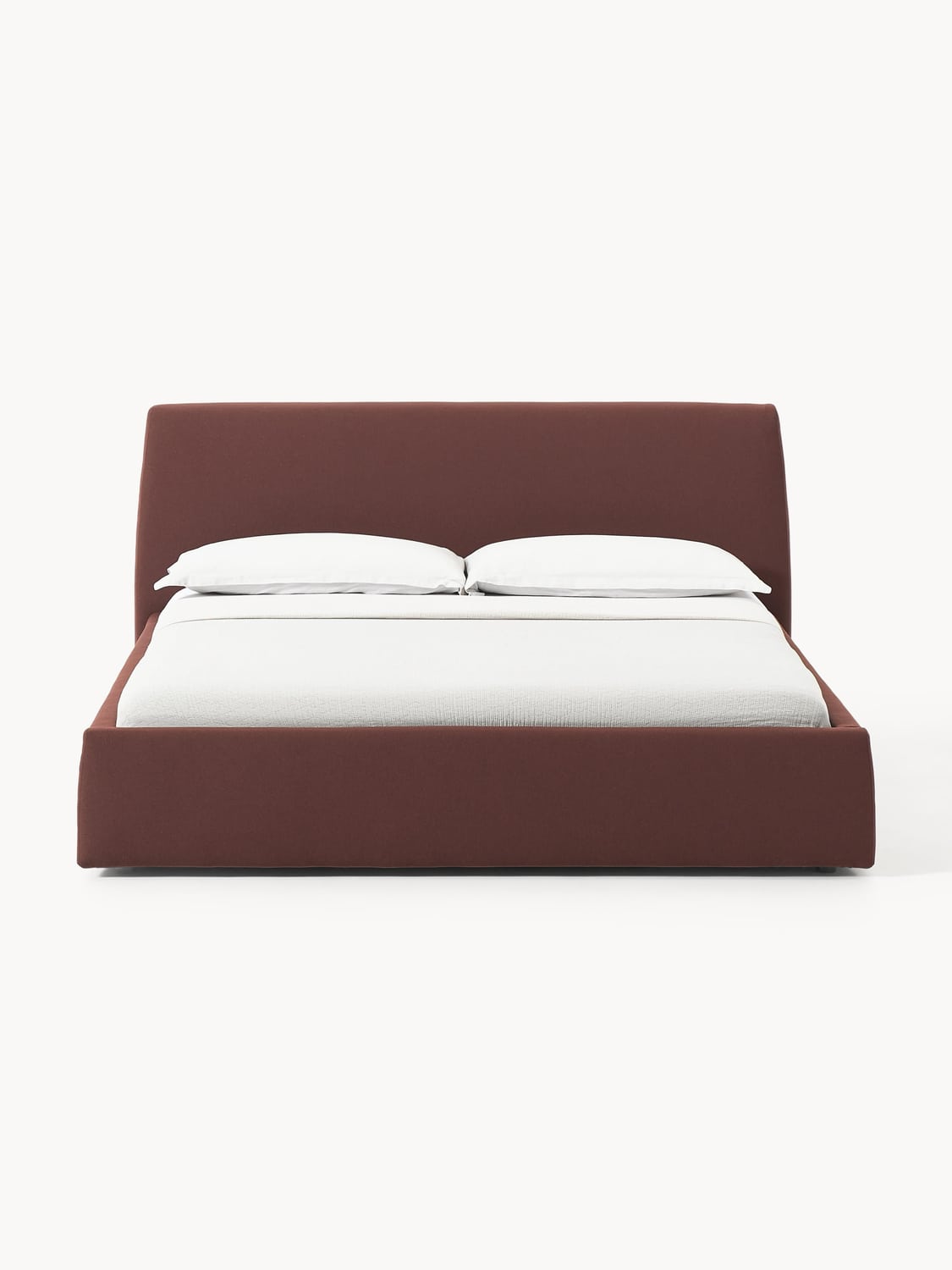Cloud Upholstered Bed — Taupe