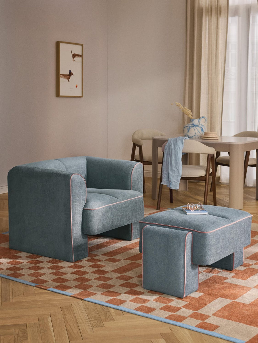 Bobi Armchair — Dark Grey