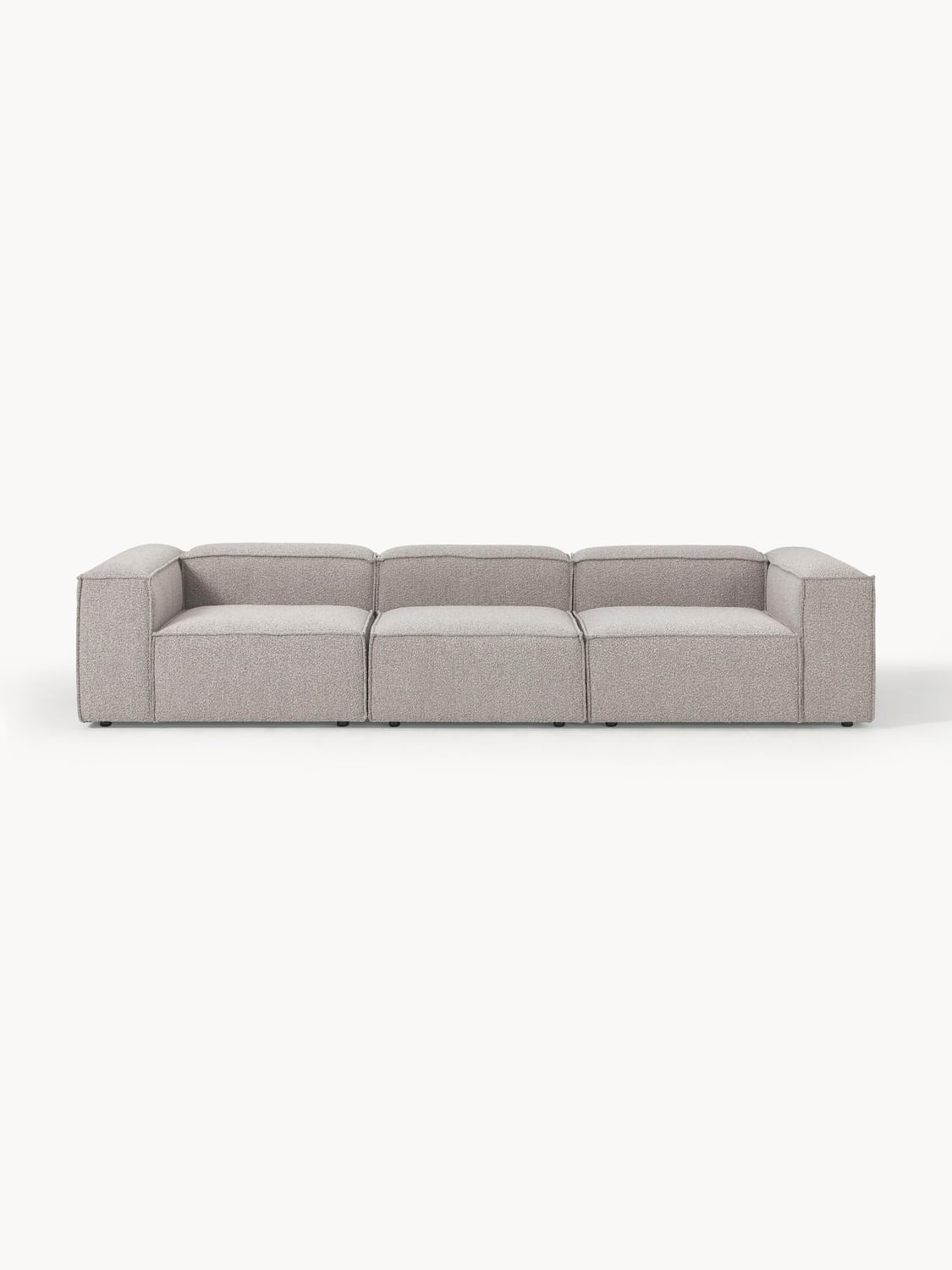 Lennon Modular Sofa (4-seater) in Bouclé — Lilac