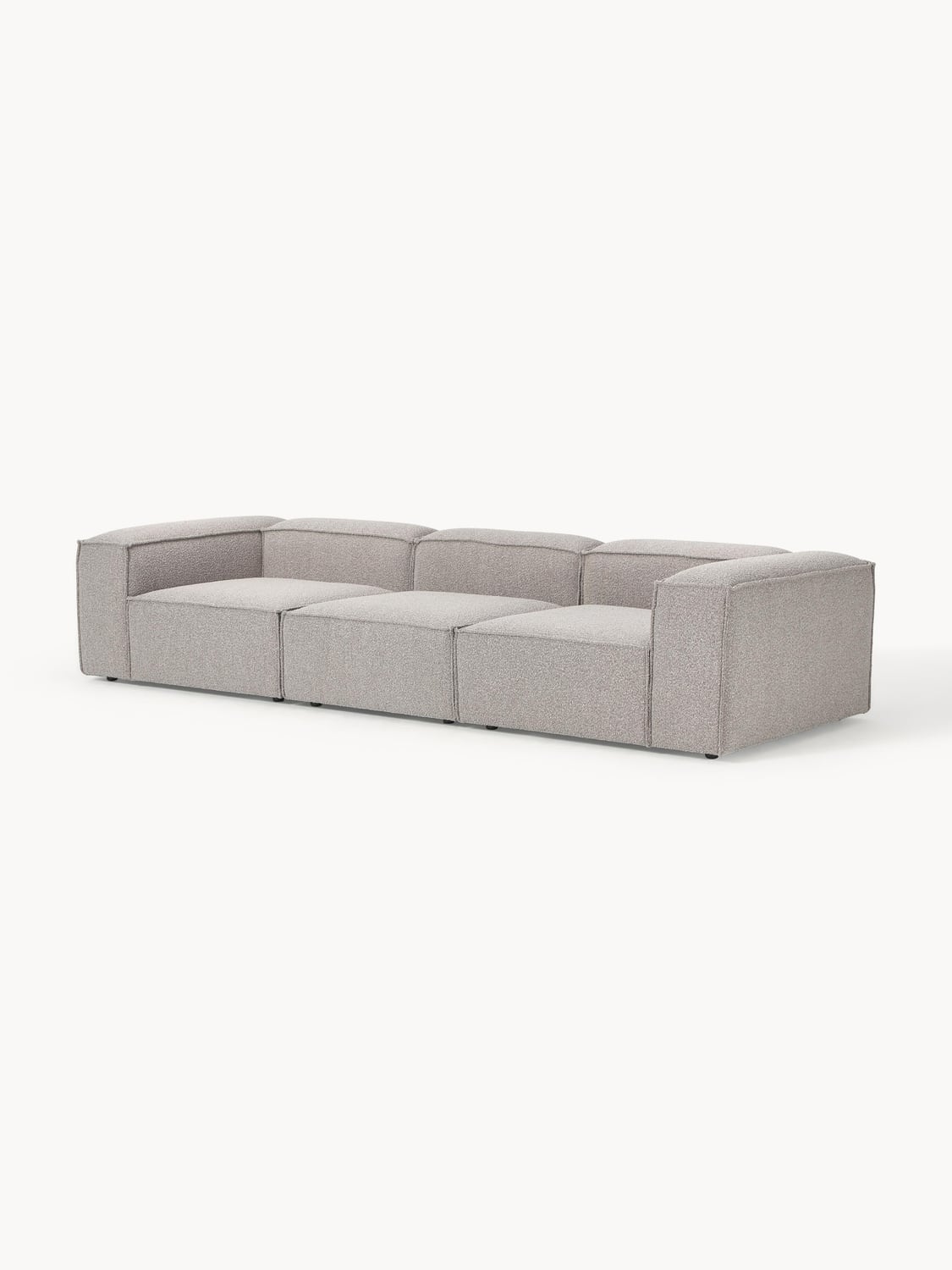 Lennon Modular Sofa (4-seater) in Bouclé — Lilac