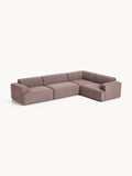 Melva Large Corner Sofa (4-seater) — Taupe