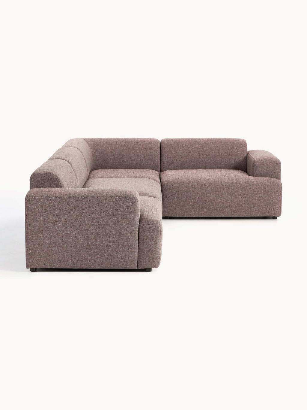 Melva Large Corner Sofa (4-seater) — Taupe