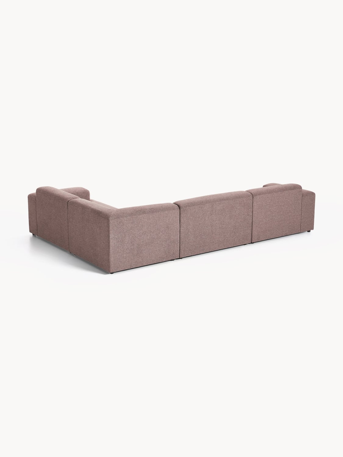 Melva Large Corner Sofa (4-seater) — Taupe