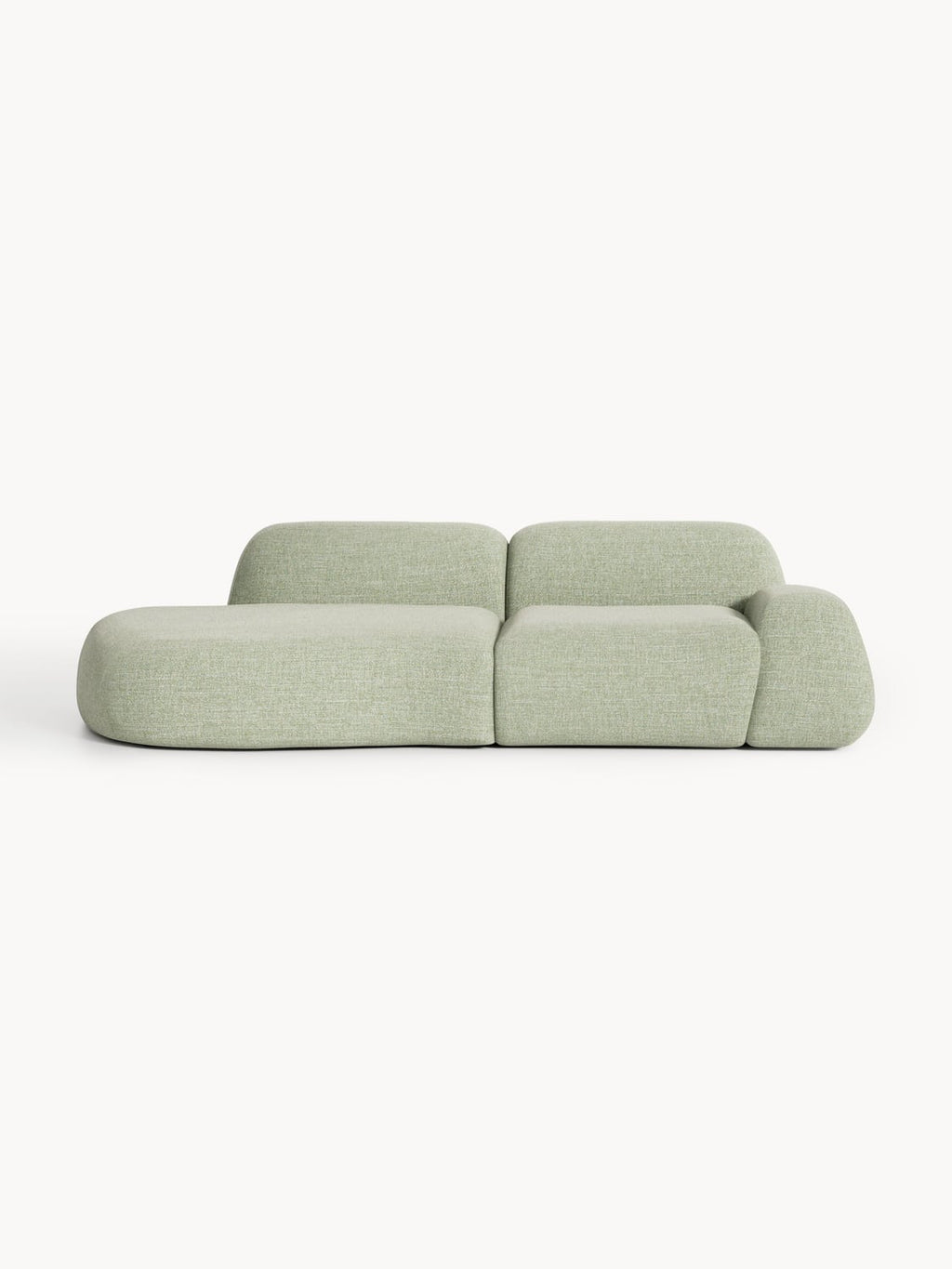 Wolke Modular Bouclé-Chaise (3-seater) — Oatmeal