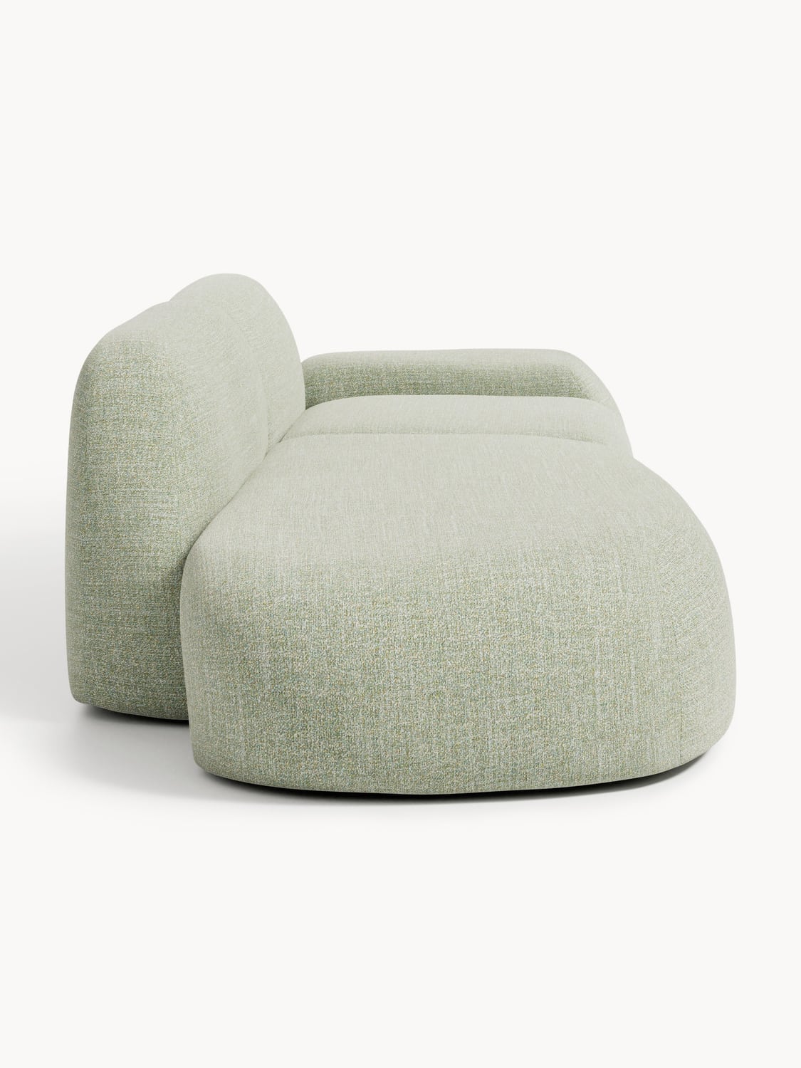 Wolke Modular Bouclé-Chaise (3-seater) — Oatmeal