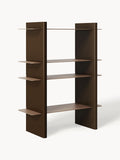 Rami Shelving Unit with Metal Elements — Slate Grey