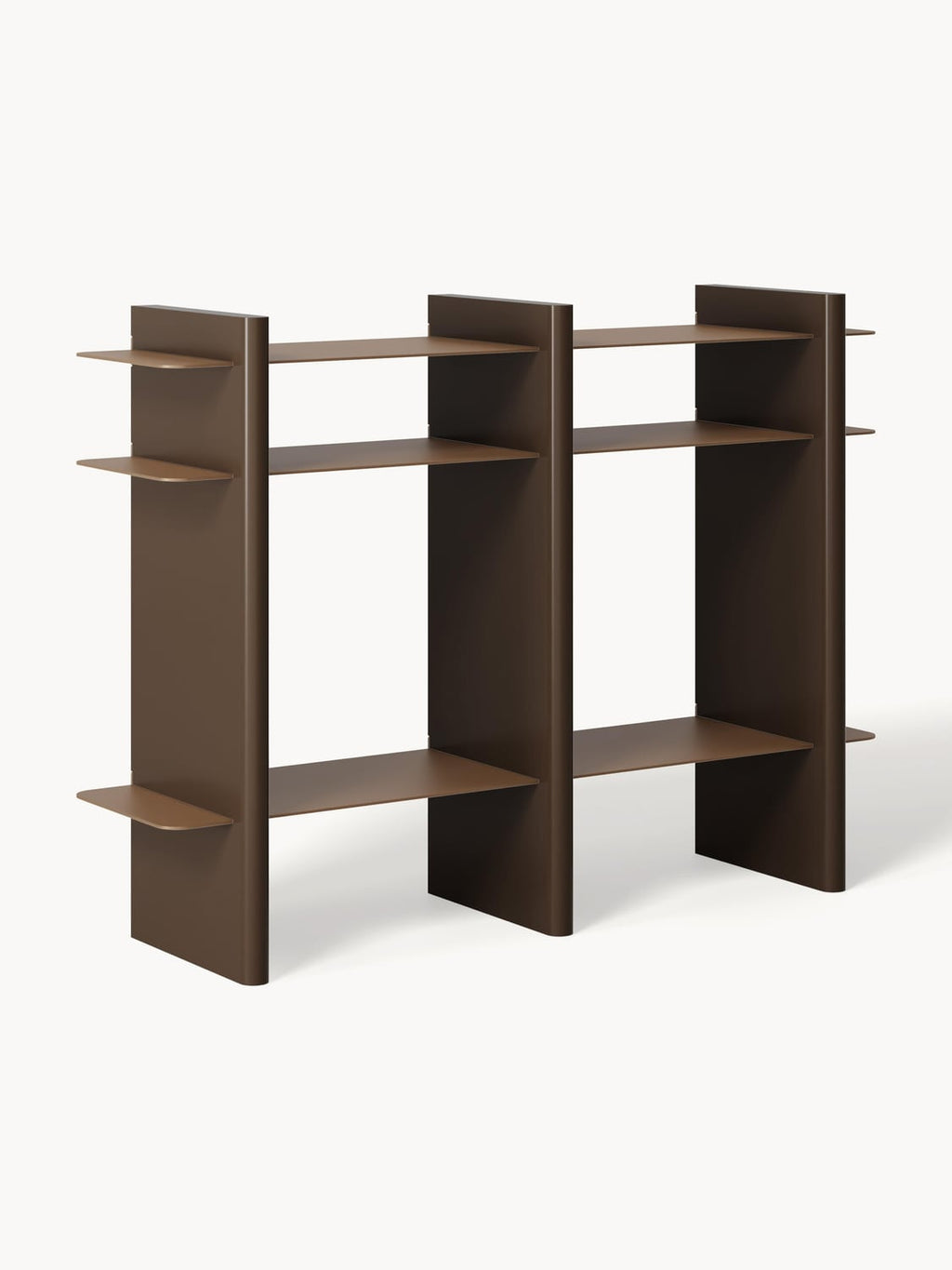 Rami Shelving Unit with Metal Elements — Graphite Grey