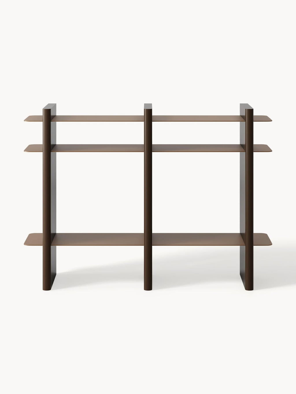 Rami Shelving Unit with Metal Elements — Graphite Grey