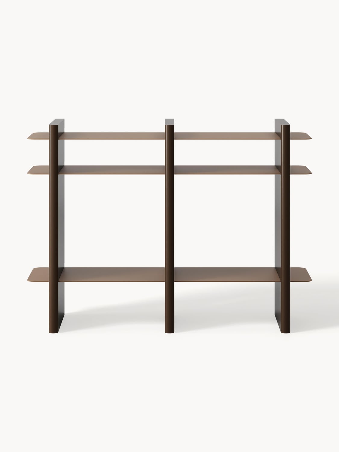 Rami Shelving Unit with Metal Elements — Graphite Grey