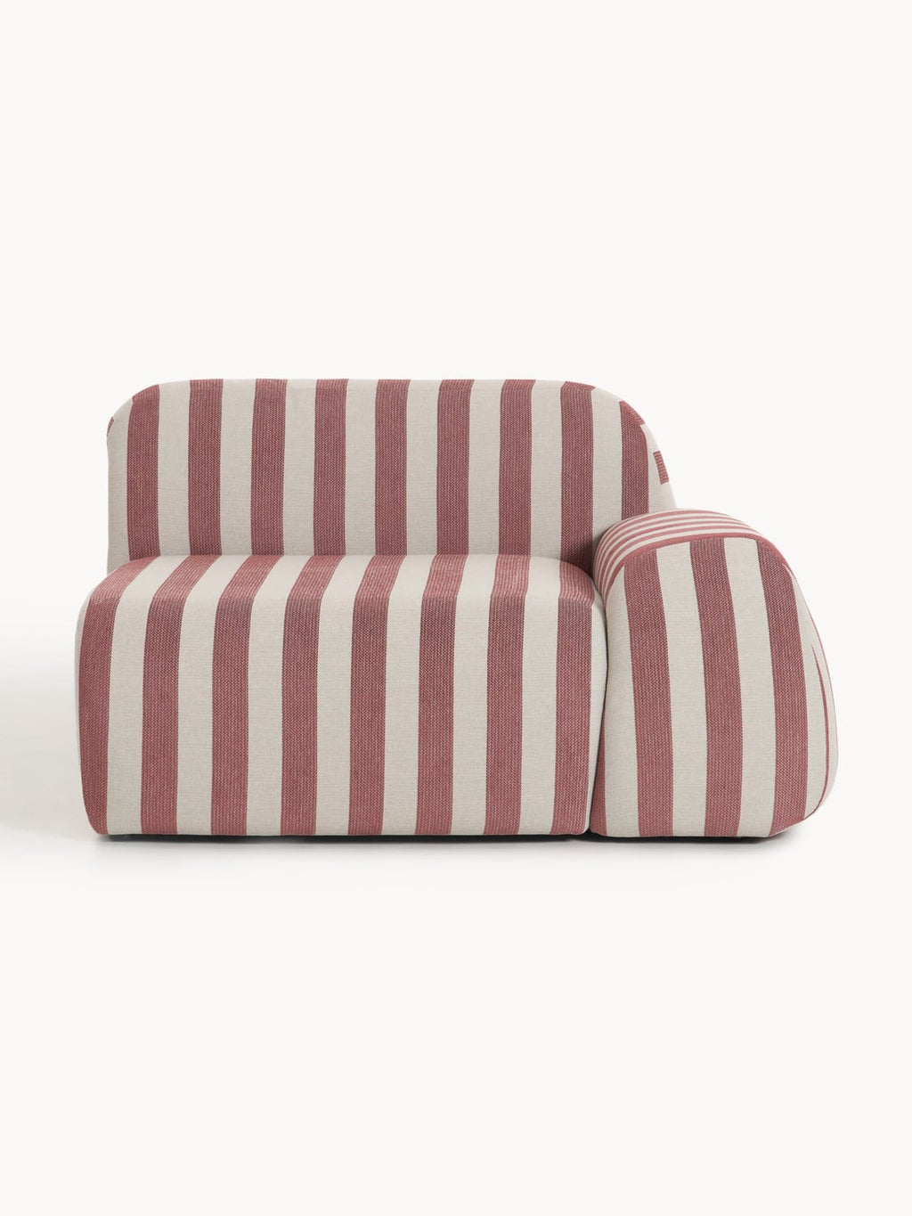 Wolke Striped Corner Module — Greige