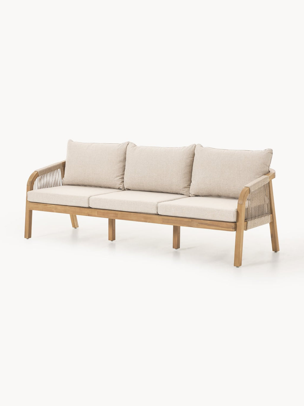 Lu Garden Lounge Sofa (3-seater) in Acacia — Beige