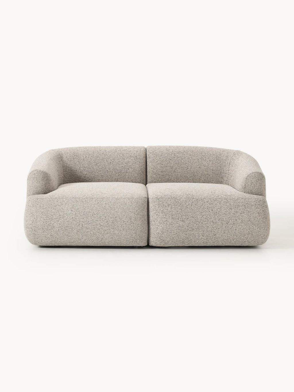 Sofia Modular Bouclé Sofa (2-seater) — Oatmeal