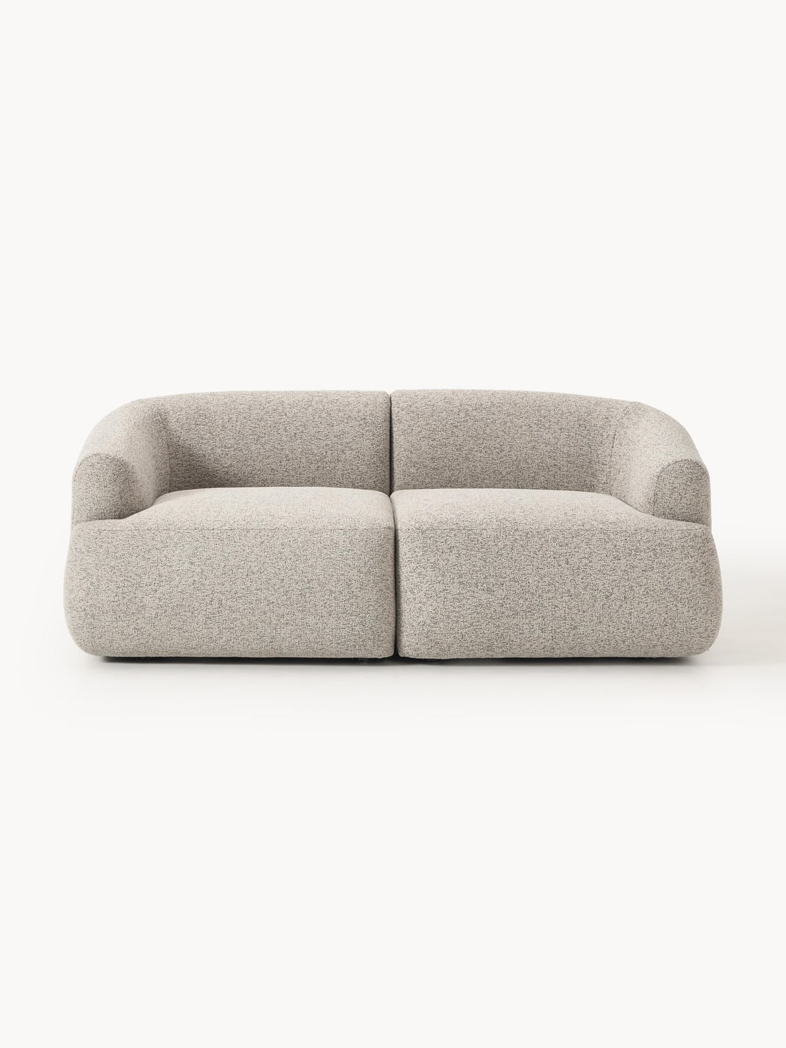 Sofia Modular Bouclé Sofa (2-seater) — Oatmeal