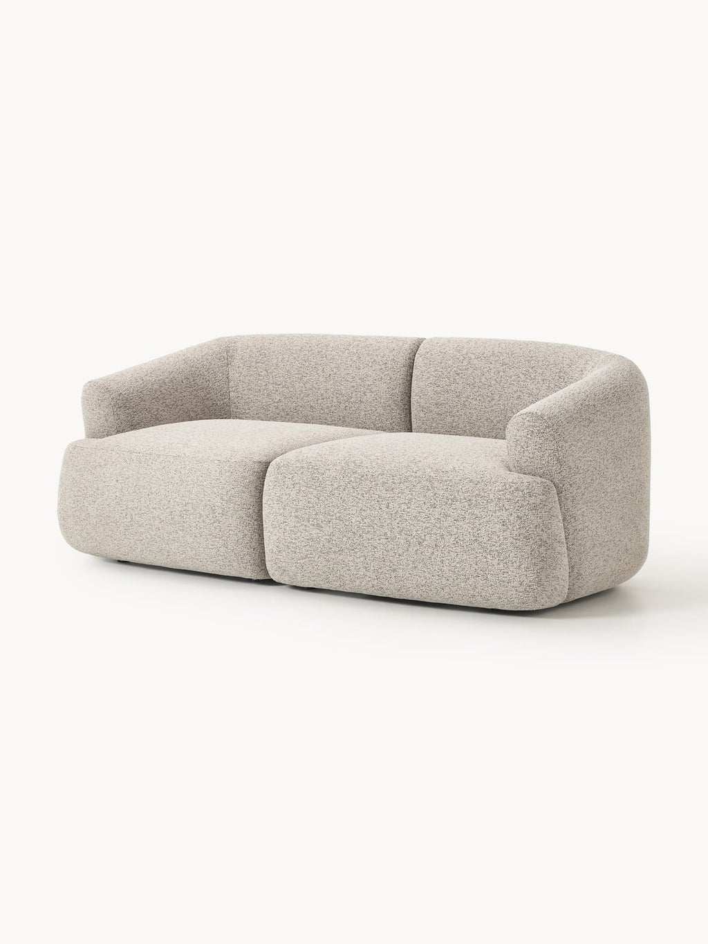 Sofia Modular Bouclé Sofa (2-seater) — Oatmeal