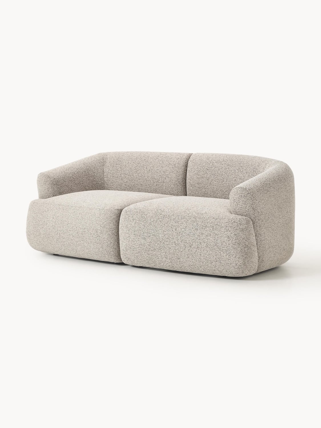 Sofia Modular Bouclé Sofa (2-seater) — Oatmeal