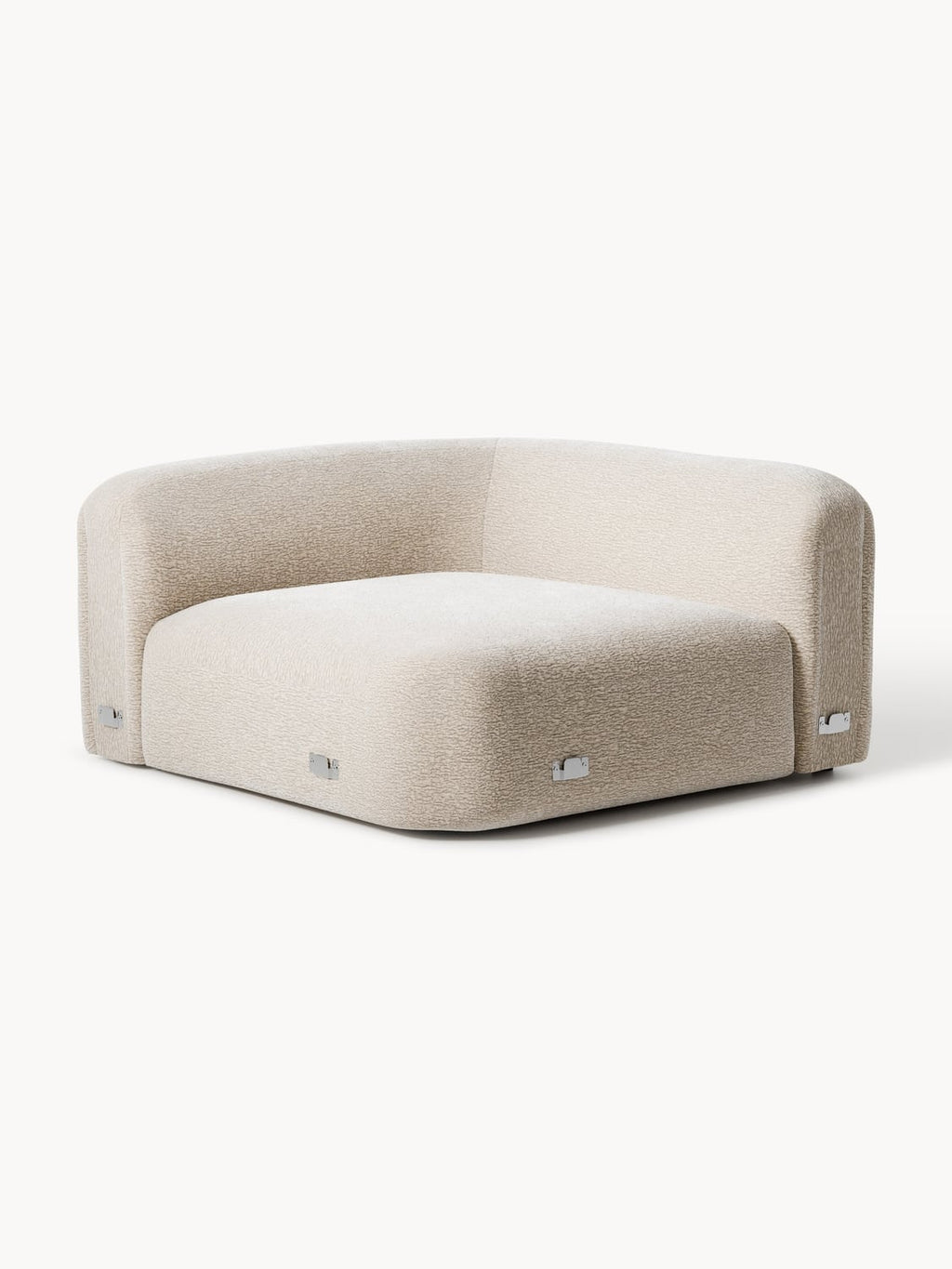 Wolke Round Corner Module — Oatmeal
