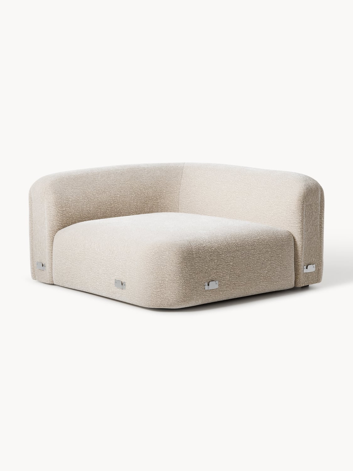 Wolke Round Corner Module — Oatmeal