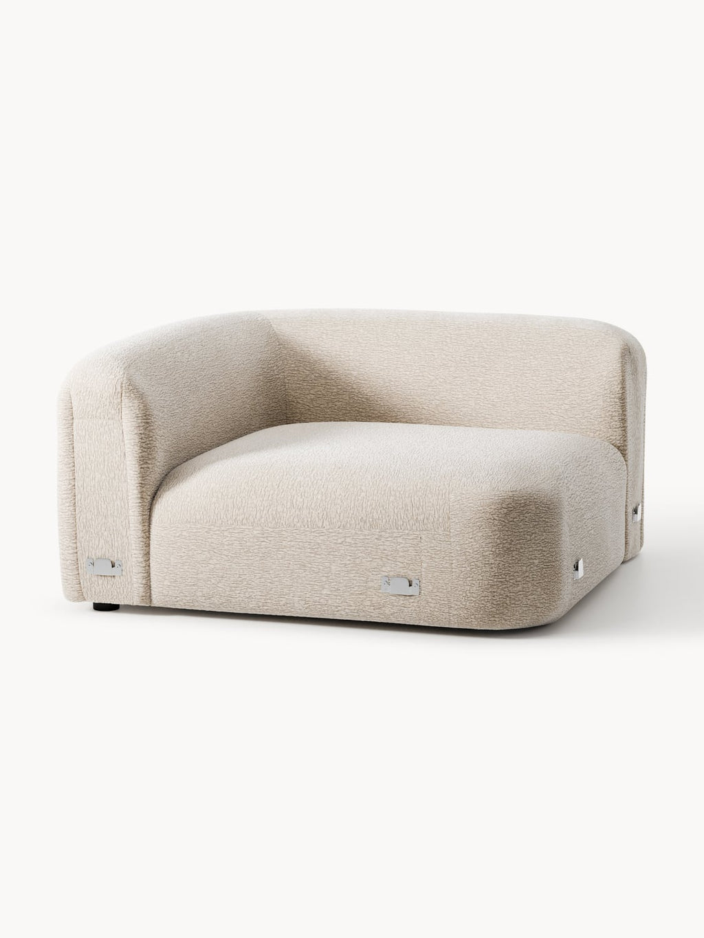 Wolke Round Corner Module — Oatmeal