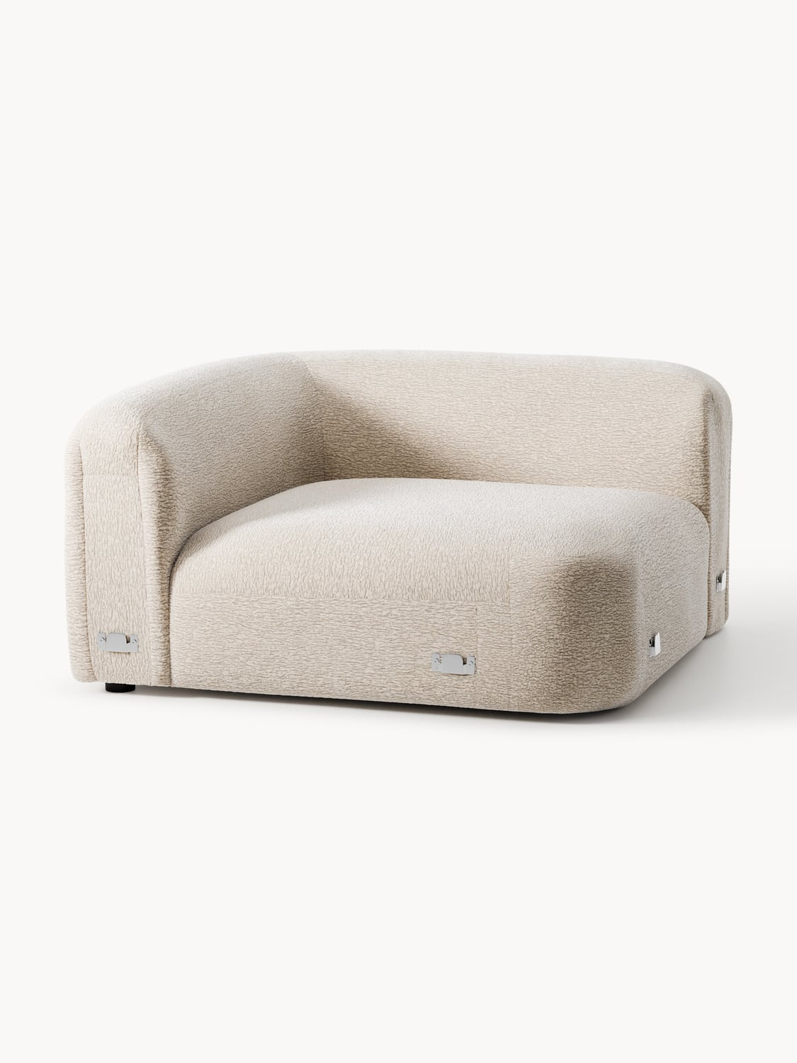 Wolke Round Corner Module — Oatmeal