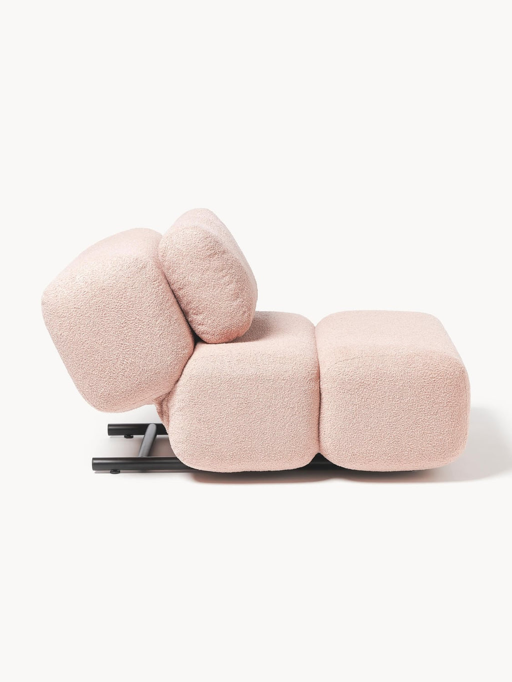 Caterpillar Teddy-Armchair — Rose
