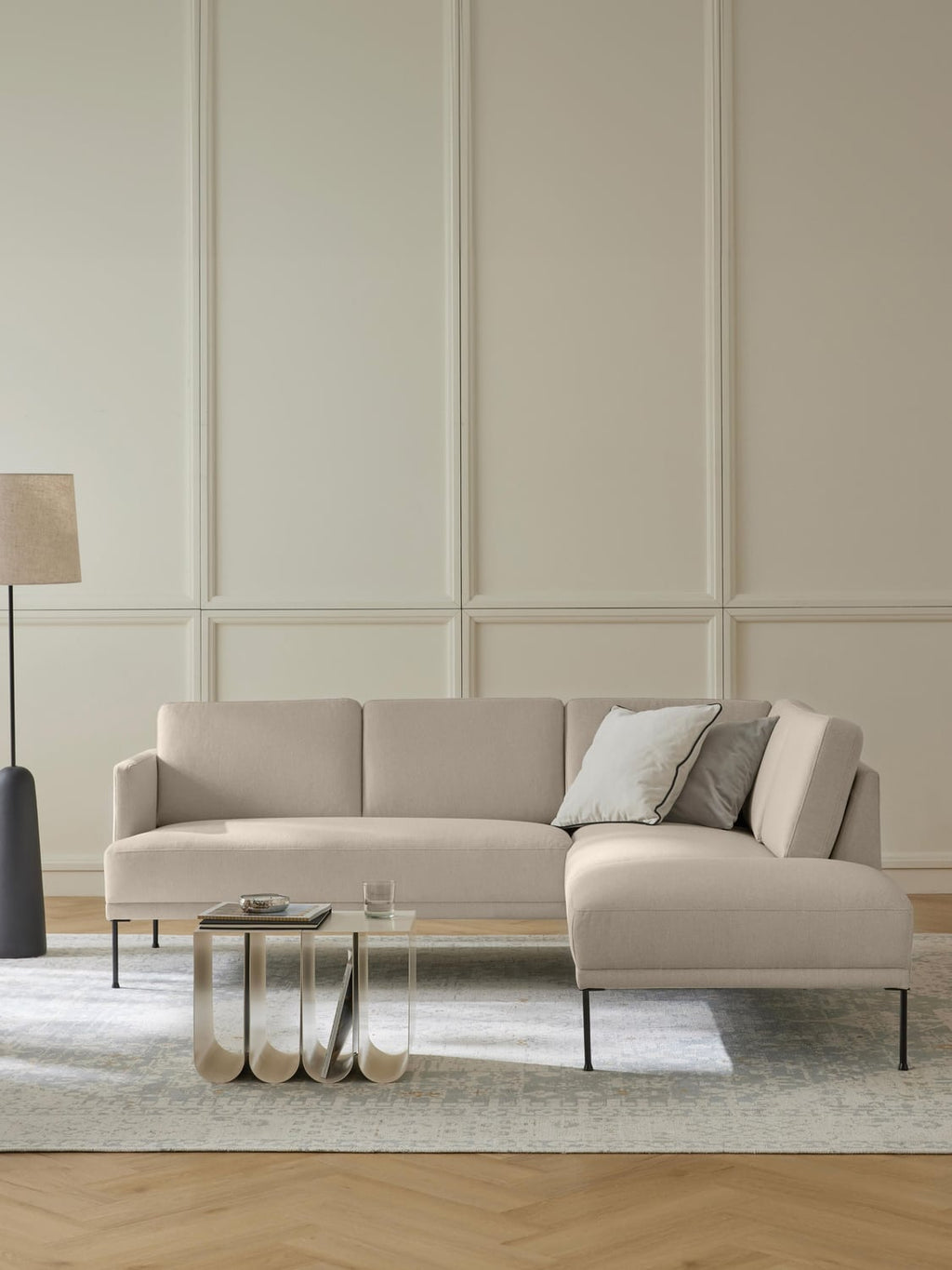 Fluente Corner Sofa — Oatmeal