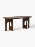 Apollo Oval Dining Table, in various sizes — Dark Grey